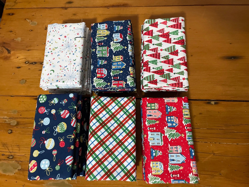 12 Days of Christmas Liberty Fabric Bundle - Day 1