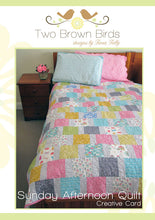 Sunday Afternoon Quilt - Two Brown Birds by Fiona Tully